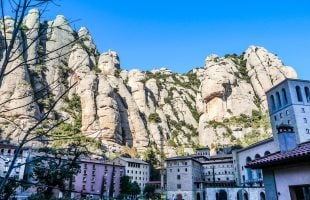 Monsterrat holy mountain in Catalonia