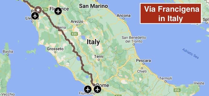 Francigena to Rome | Camino Rome | Caminoways.com