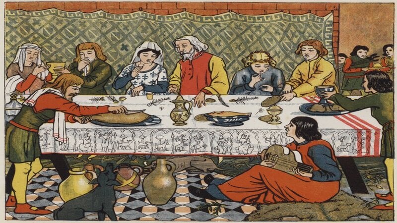Medieval Pilgrim Meal