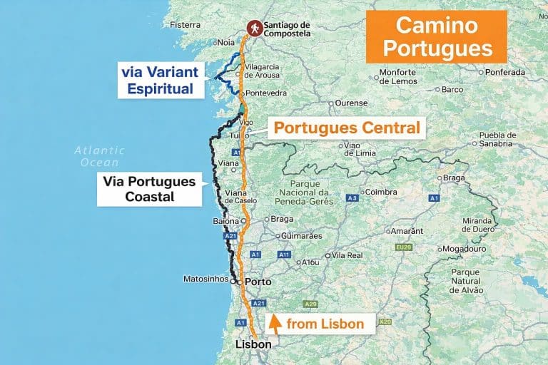 camino Portugues all routes