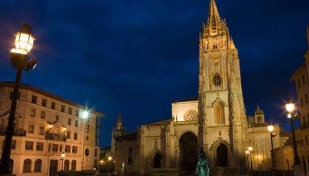 Cathedral in Oviedo, the start of the Camino Primitivo