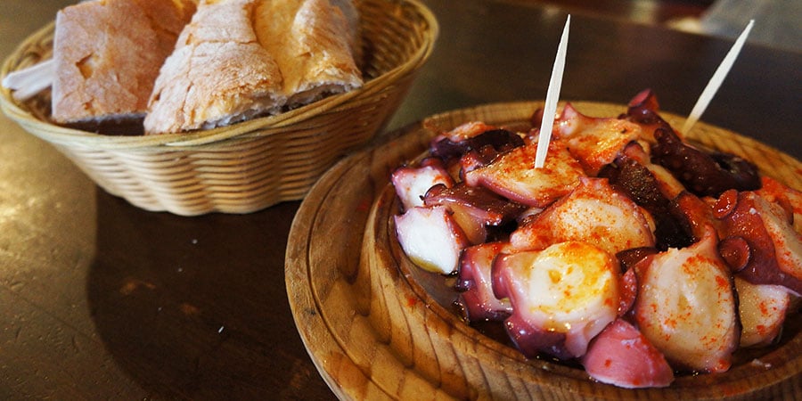 octopus-galicia-food-walk-the-camino-de-santiago-caminoways