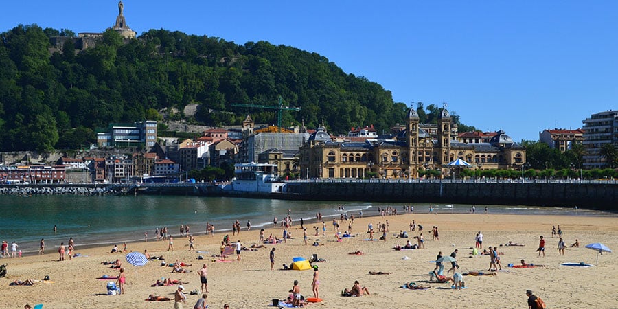 Concha Beach, Camino del Norte