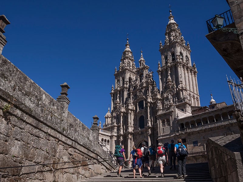 peregrinos Catedral de Santiago de Compostela Camino de Santiago CaminoWays