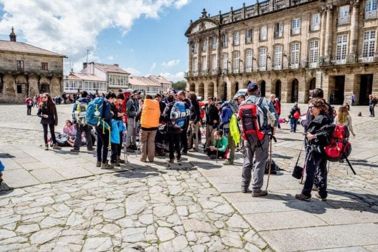 Photographing The Camino, Santiago Plaza