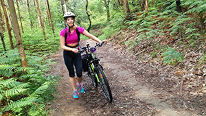 Rebecca-Cycling-Camino-Ingles