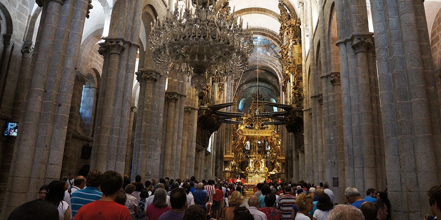 Love the Camino Pilgrim's mass in Santiago