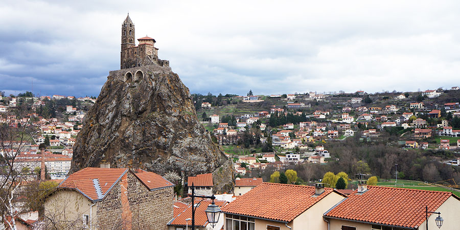 Le Puy en Velay town on Camino de Santiago