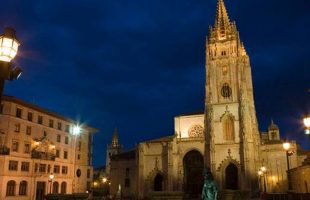 Cathedral in Oviedo, the start of the Camino Primitivo