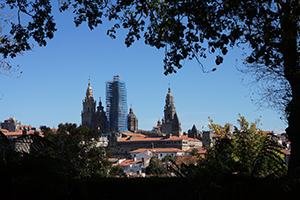 cathedral-view-alameda-park-santiago-camino-de-santiago-caminoways