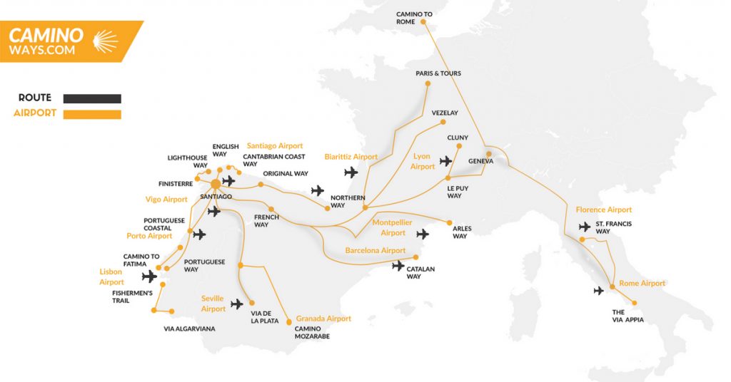 where-do-i-fly-to-start-my-camino-airports-caminoways