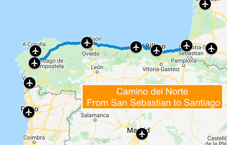 F40ec403 Camino Del Norte Map 