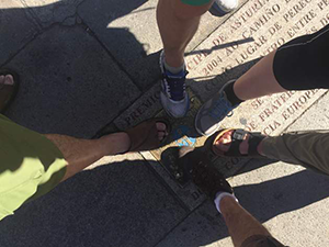 feet-phil-cawley-camino-santiago-compostela-caminoways