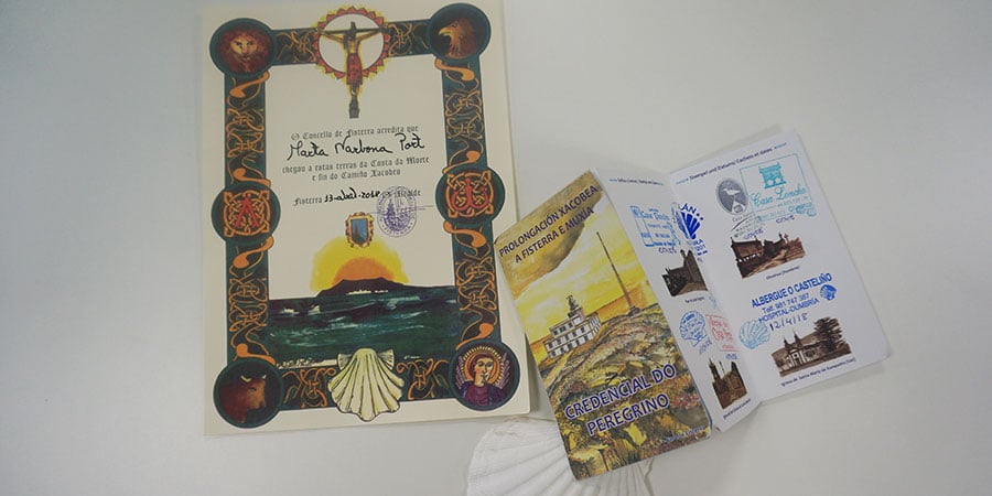 The Finisterrana is the pilgrim passport for the Camino Finisterre