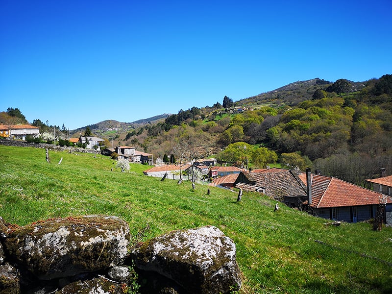 Cea village in Galicia