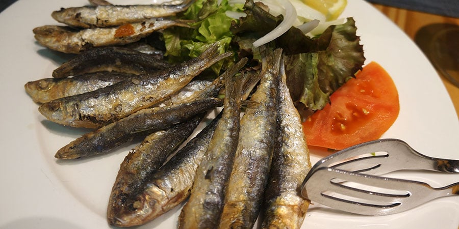 Sardinas los mejores platos del Camino Portugués CaminoWays