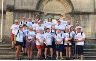 Charity group on the Camino